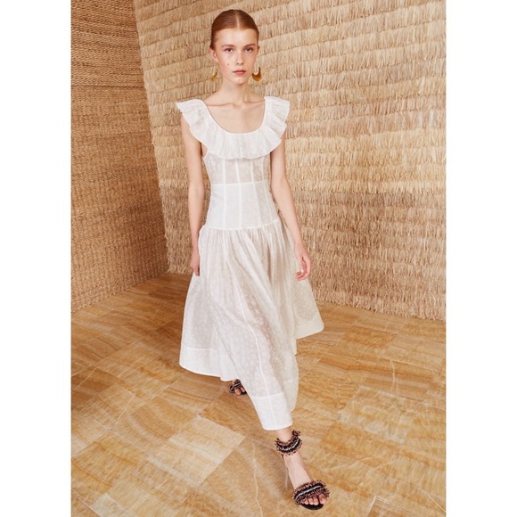 silk floral midi dress